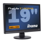 iiyama PROLITE E1908WS Manuel utilisateur