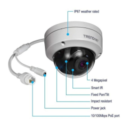 TRENDNET TV-IP1314PI/TV-IP1315PI: Guide d'installation + IA | Fixfr