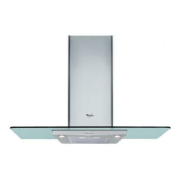 Whirlpool AKR981 IX Hood Manuel utilisateur | Fixfr