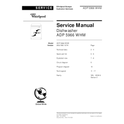 Whirlpool ADP 5966/1 WHM Manuel du propriétaire | Fixfr