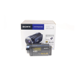 Sony HDR-CX505VE Manuel utilisateur | Fixfr