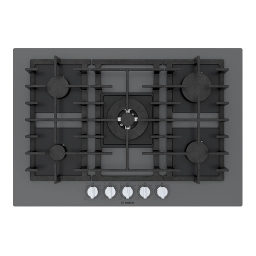 Gas built-in hob