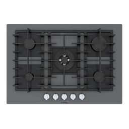 Bosch PMD7236MQ/03 Gas built-in hob Manuel utilisateur | Fixfr