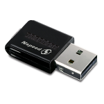 Trendnet TEW-649UB Mini Wireless N Speed USB Adapter Fiche technique