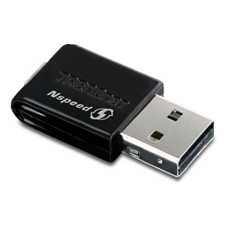 Trendnet TEW-649UB Mini Wireless N Speed USB Adapter Fiche technique | Fixfr