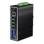 Trendnet TI-BG62i 6-Port Industrial Gigabit L2+ Managed PoE++ DIN-Rail Switch Fiche technique