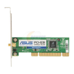 Asus PCI-G31 4G LTE / 3G Router Manuel utilisateur