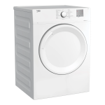 Beko DA7011PA S&egrave;che linge &agrave; &eacute;vacuation Manuel utilisateur