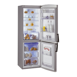 Whirlpool ARC 6700 IX Fridge/freezer combination Manuel utilisateur | Fixfr