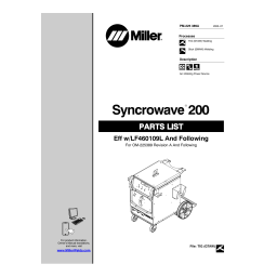 Miller SYNCROWAVE 200 Manuel utilisateur | Fixfr