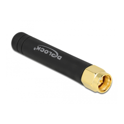 DeLOCK 12715 LPWAN 868 MHz Antenna SMA plug 1.6 dBi omnidirectional fixed black Fiche technique | Fixfr