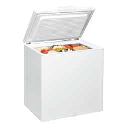 Whirlpool WHS2122 Freezer Manuel utilisateur | Fixfr