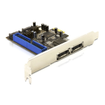 DeLOCK 89143 PCI Express Card &gt; 2 x SATA, 1 x IDE Fiche technique