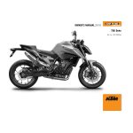 KTM 1090 Adventure S EU 2019 Travel Bike Manuel utilisateur