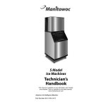 Manitowoc Ice S Model Technician's Handbook Manuel utilisateur