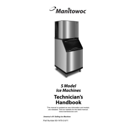 Manitowoc Ice S Model Technician's Handbook Manuel utilisateur | Fixfr