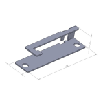 DeLOCK 86151 WLAN 802.11 b/g/n Antenna MHF&reg; I plug 3 dBi 20 cm PIFA 701 internal Fiche technique