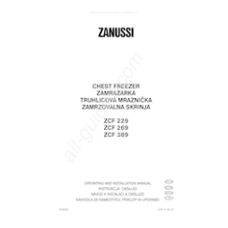 Zanussi ZCF309 Manuel utilisateur | Fixfr