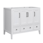 Avanity EVERETTE-V42-WT Everette 42 in. W x 21.5 in. D x 34 in. H Bath Vanity Cabinet without Top sp&eacute;cification
