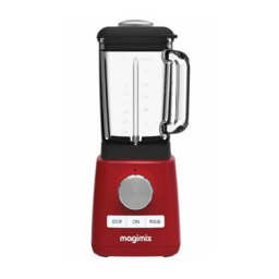 Magimix 11628 Noir, 11629 Rouge, 11630 Chrome Blender: IA et PDF | Fixfr