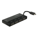 DeLOCK 62793 External USB 3.1 Gen 1 Hub USB Type-C&trade; &gt; 4 x USB Type-A + 1 x USB Type-C&trade; PD Fiche technique