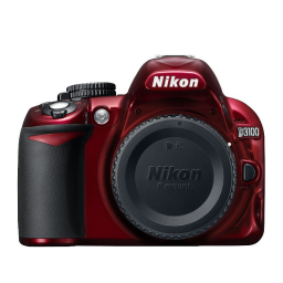 Nikon D3100 Manuel utilisateur | Fixfr