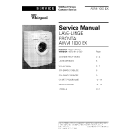 Whirlpool AWM 1000 EX/5 Washing machine Manuel utilisateur