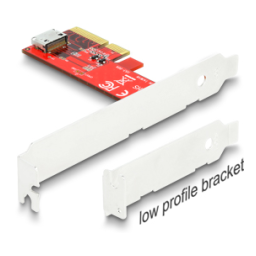 DeLOCK 90482 PCI Express x4 Card to 1 x internal OCuLink SFF-8612 - Low Profile Form Factor Fiche technique | Fixfr
