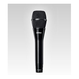 Shure KSM9HS Handheld Vocal Microphone Mode d'emploi | Fixfr