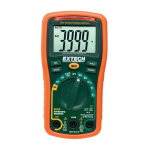 Extech Instruments EX320 8 Function Mini MultiMeter   Non-Contact Voltage Detector Manuel utilisateur