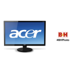 Acer P216H Monitor Guide de d&eacute;marrage rapide