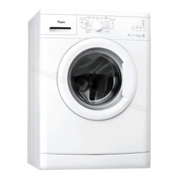 Whirlpool AWOD 4815 Washing machine Manuel utilisateur | Fixfr