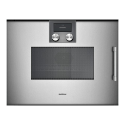 Gaggenau BMP251110 Manuel utilisateur | Fixfr