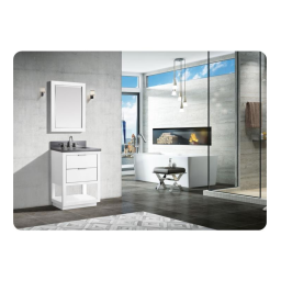 Avanity ALLIE-V24-WTS Allie 24 in. Bath Vanity Cabinet Only spécification | Fixfr