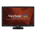 ViewSonic VX2703MH-LED MONITOR Mode d'emploi