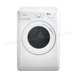 Whirlpool AWOE 8548 NB Washing machine Manuel utilisateur | Fixfr