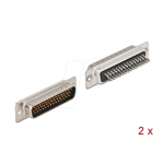 DeLOCK 66707 D-Sub HD 44 pin male metal, solder version, 2 pieces Fiche technique