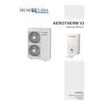 mundoclima Series Aerotherm V17 &ldquo;Aerotherm Heat Pump&rdquo; Manuel utilisateur