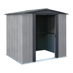 Arrow Storage Products DW67BRD Driftwood 6 ft x 7 ft Steel Storage Shed Manuel utilisateur