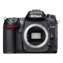 Nikon D70 Manuel utilisateur | Fixfr