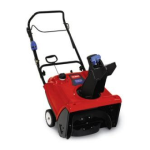 Toro CCR 3650 GTS Snowthrower Manuel utilisateur