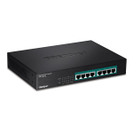 Trendnet TPE-TG81g 8-Port Gigabit GREENnet PoE+ Switch Fiche technique