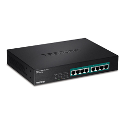 Trendnet TPE-TG81g 8-Port Gigabit GREENnet PoE+ Switch Fiche technique | Fixfr
