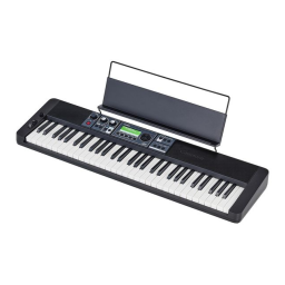 Casio CT-S500 Electronic Musical Instrument Guide de démarrage rapide | Fixfr