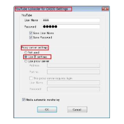 Casio YouTube Uploader for CASIO Digital Camera Manuel utilisateur | Fixfr