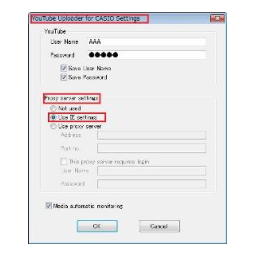 YouTube Uploader for CASIO
