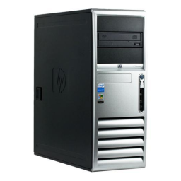 HP Compaq dc7700 Convertible Minitower PC Guide de référence | Fixfr