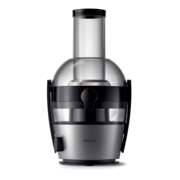 Philips HR1863/20R1 Viva Collection Centrifugeuse Manuel utilisateur | Fixfr