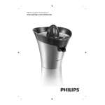 Philips HR2752/90 Avance Collection Presse-agrumes Manuel utilisateur