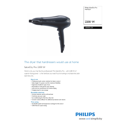 Philips HP4991/39 SalonDry Pro Sèche-cheveux Manuel utilisateur | Fixfr